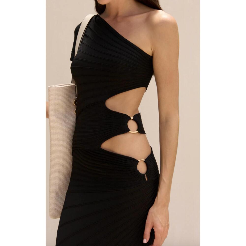 NEW CULT GAIA lurez knit dress in black - Picture 2 of 4